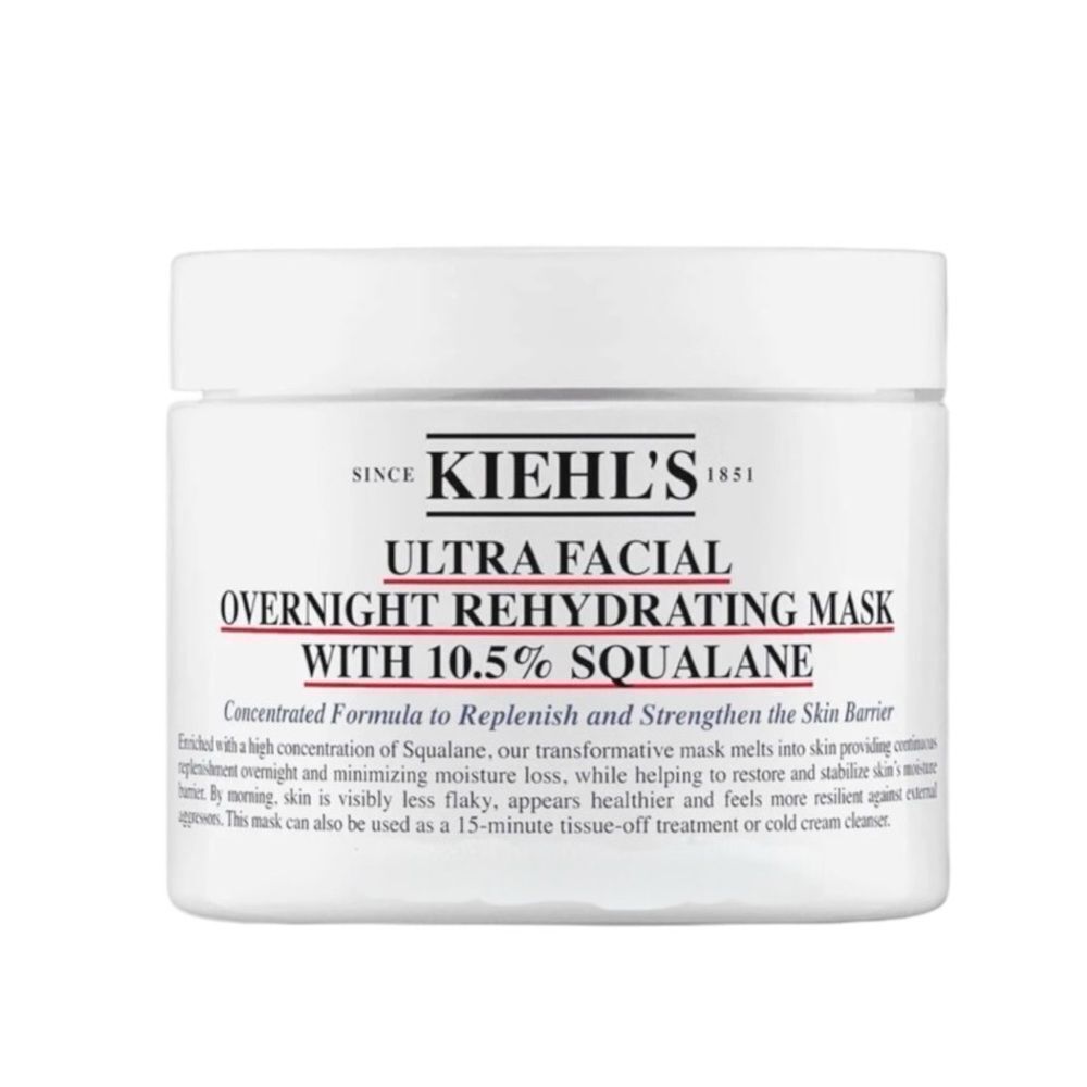 Kiehl's Ultra Facial Overnight Rehydrating Mask with 10.5% Squalane 0.5 Fl. Oz.